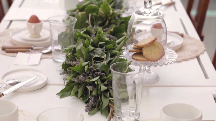 Lavender wedding brunch 