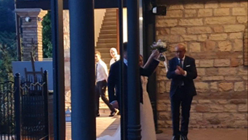 L'ingresso degli sposi