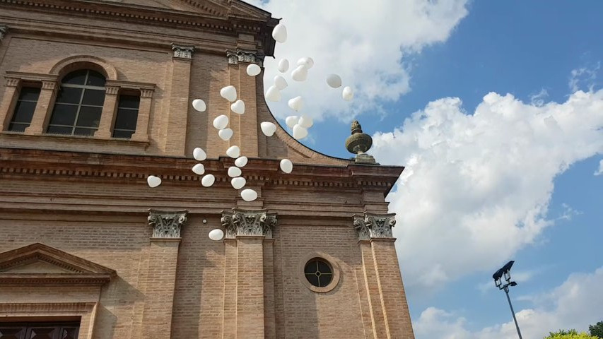 Patrik & Francesca con i palloncini