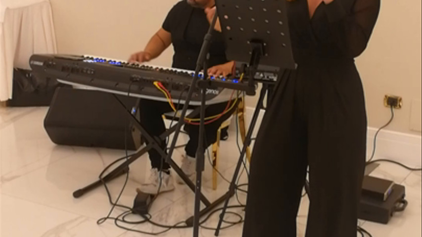 Musica matrimonio, duo piano/voce pop, Villa Feanda