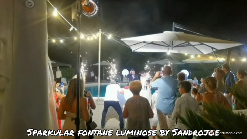 Collage video fontane luminose fredde sparkular 2022