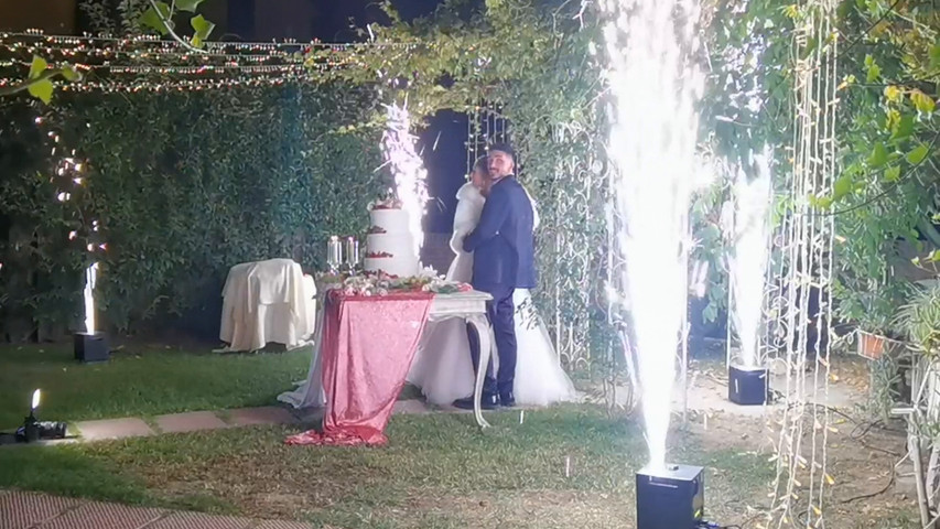 Matrimonio Villa Sonnino fontane fredde sparkular 
