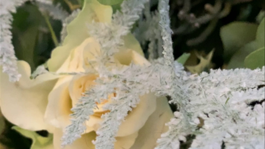 Candelabro per matrimonio invernale