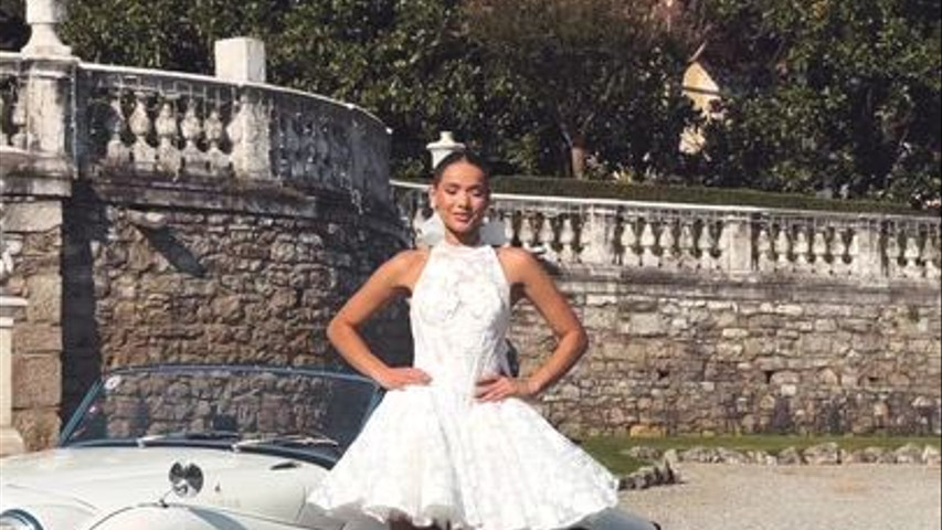 Noleggio Triumph TR3 Cabrio Bianco Matrimonio