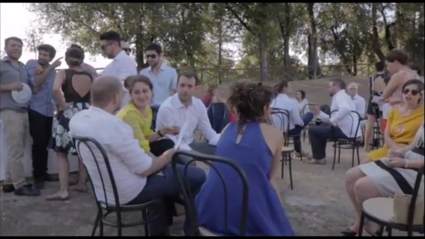 A wedding day in Tuscany