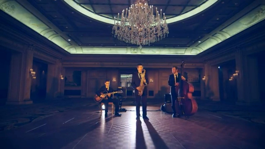 Jazz Swing, trio chitarra, sax e basso