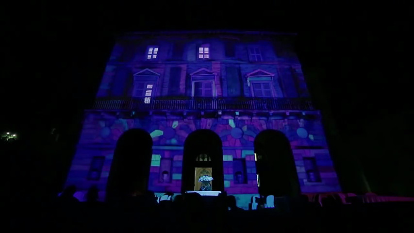 Esempio wedding video mapping