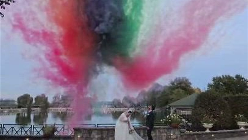 Istanti di un magico matrimonio