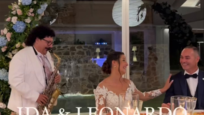 Ida & Leonardo Sax Italia, Calabria, Sassofonista, Musica Matrimonio, Sposi 2024 2025