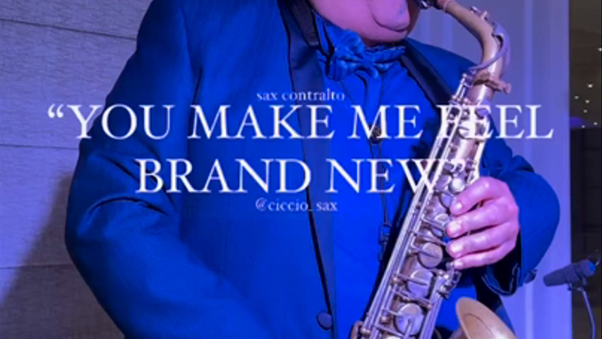 You Make Me Feel Brand You, Sax Italia, Calabria, Sassofonista, Musica Matrimonio, Sposi 2024 2025