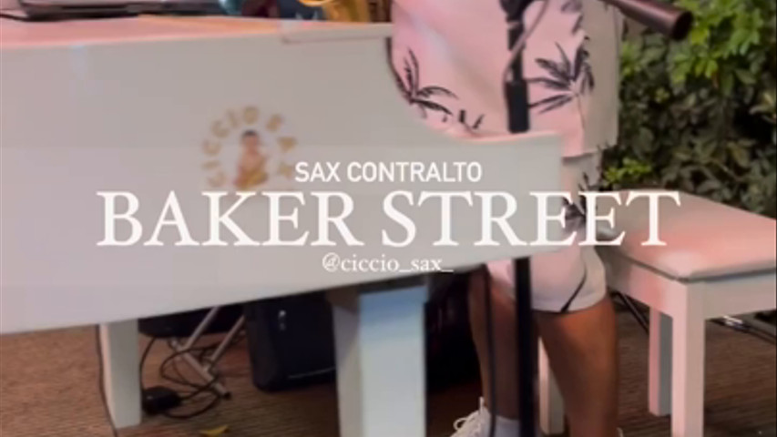 Baker Street - Ciccio Sax Sax Italia, Calabria, Sassofonista, Musica Matrimonio, Sposi 2024 2025