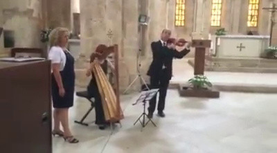 Music Harp Wedding