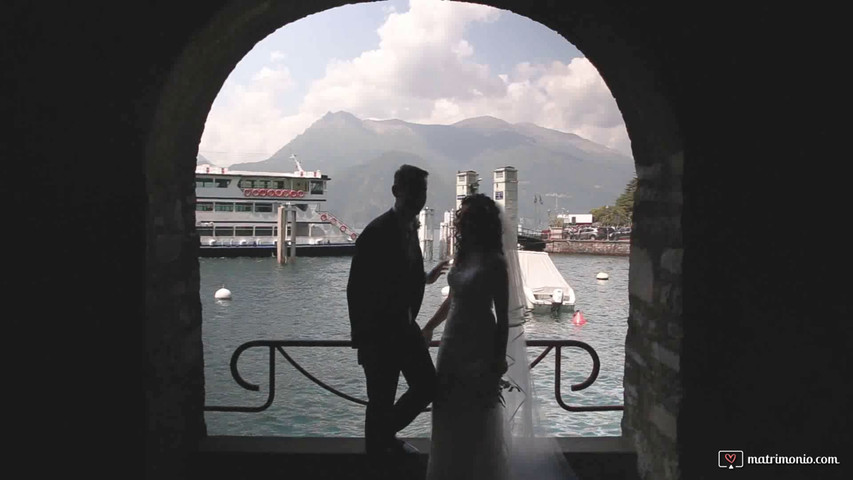 Marina e Fabio sul lago di Como