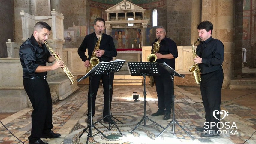 Aria sulla IV corda (J.S. Bach) Sax Quartet by SPOSA MELODIKA