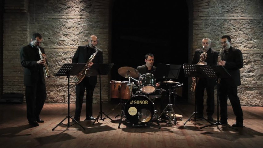 Liza (G. Gershwin) - Sax Quartet & Percussion/Sposa Melodika)