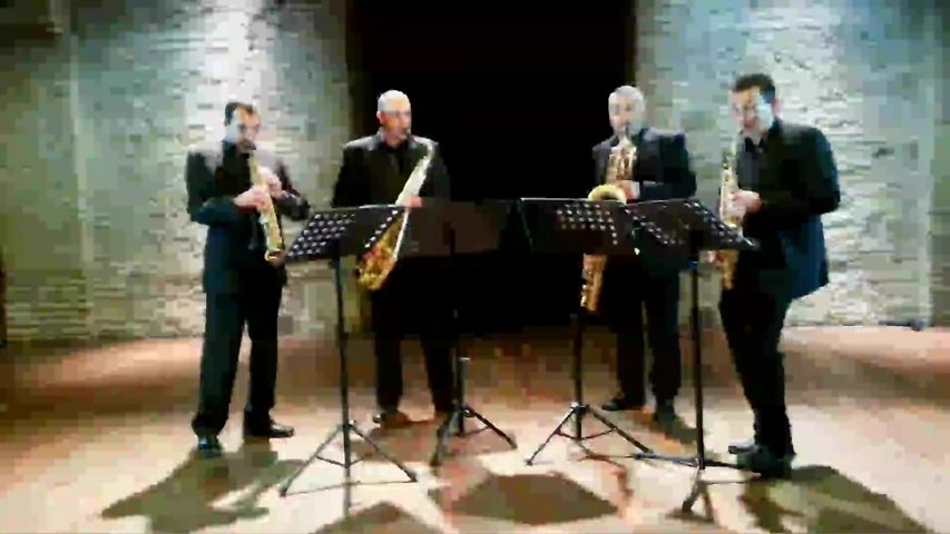 Ave maria (Gounod) - Sax Quartet (Sposa Melodika)