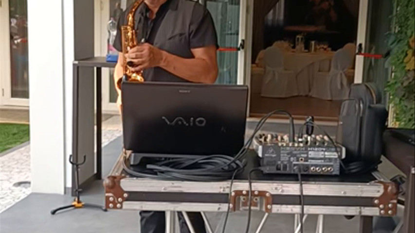 Live sax  Ape, wedding 1 luglio 