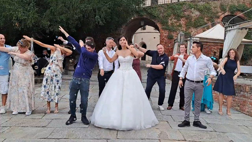 Siparietto divertente con gli Sposi