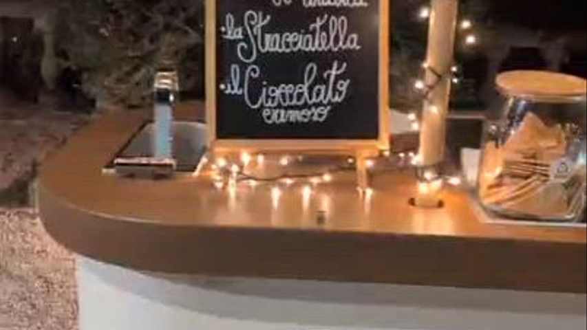 Wedding carretto gelati