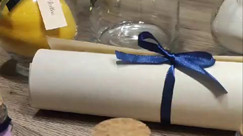 Kit sabbia personalizzato per matrimonio 