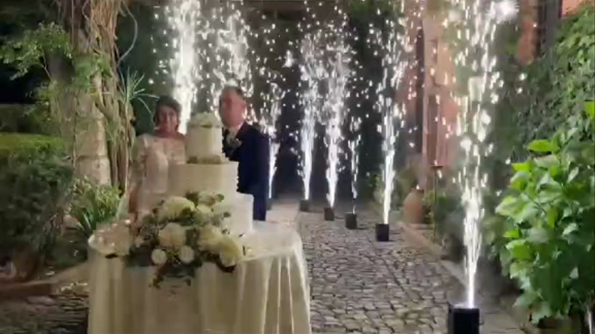 Cascata sparkular matrimonio 2024