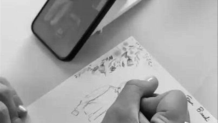 Elisa Di Trocchio Live Sketching