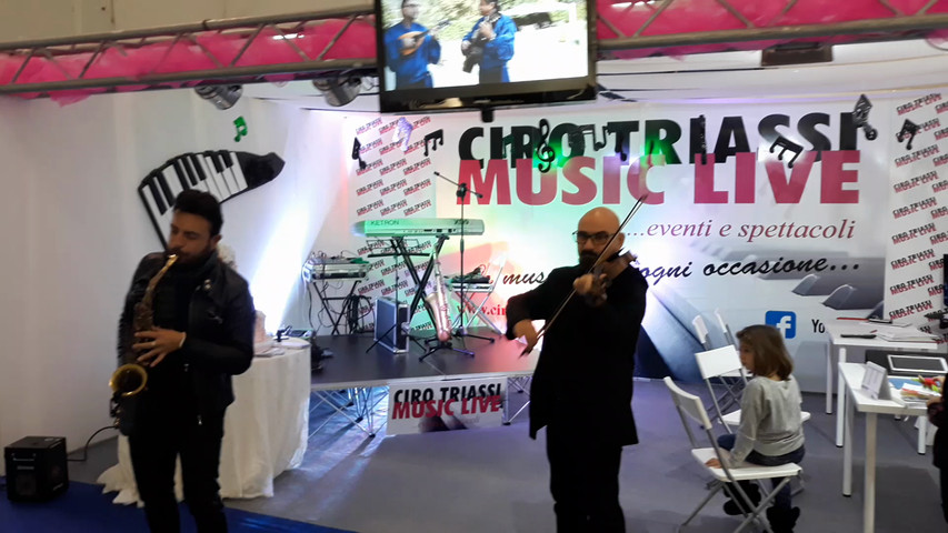 sax e violino fiera