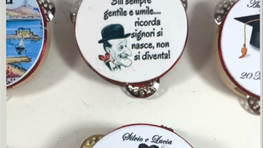 Tamburello Segnaposto Cm 5