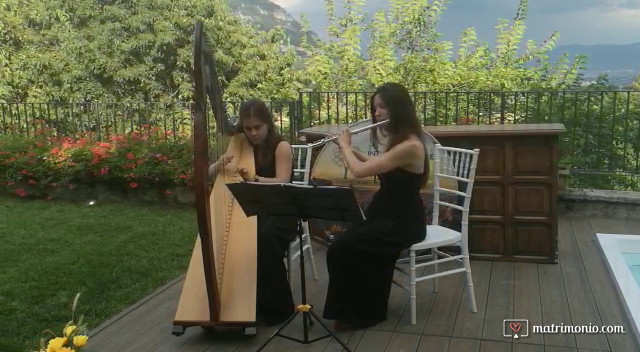 Musica per matrimonio (cerimonia/ricevimento) - Queen of Weddings - Arpa e Flauto - Morricone, Gabriel's oboe