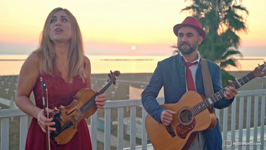  Duo acustico voce, violino & chitarra - Perfect  