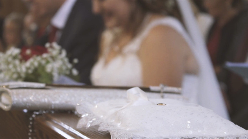 Wedding in the rain