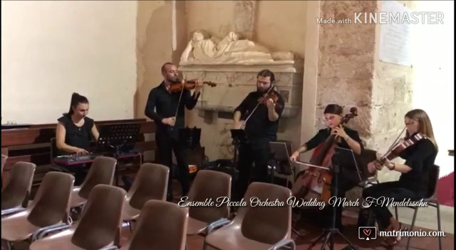 Marcia Nuziale F.Mendelssohn con Ensemble Piccola Orchestra