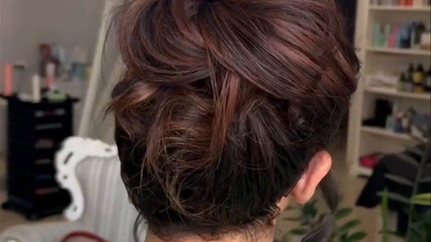 Chignon spettinato