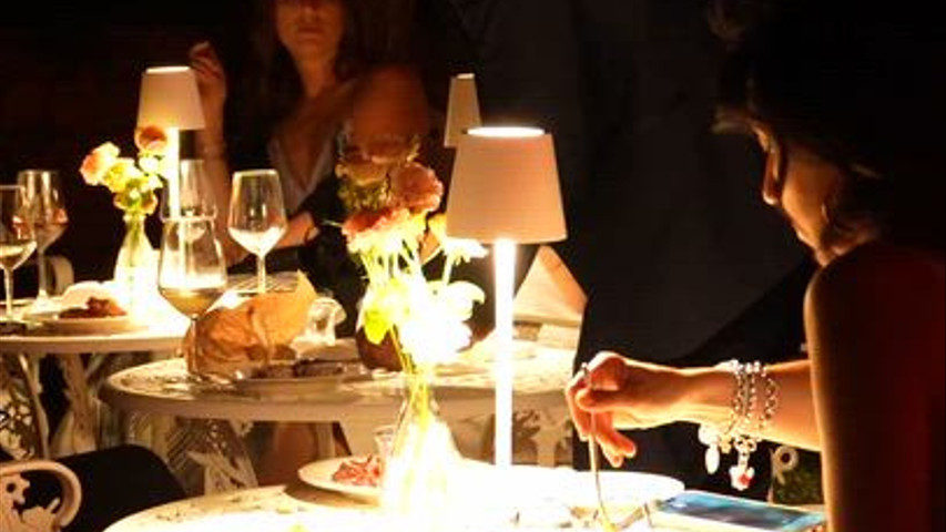 Aperitivo in giardino