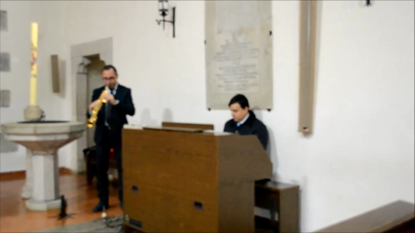 Raffaele Cherubino & Gabriele Pezone (E. Morricone - C'era una volta il west ) Duo sax e organo