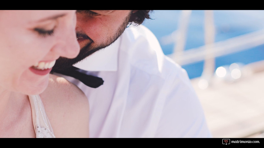 Wedding in barca a vela