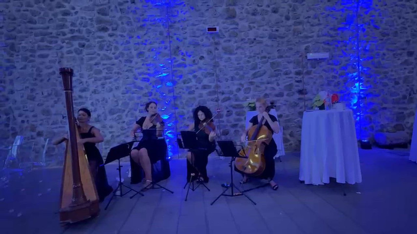 Stradivarius Experience String Quartett Live con Arpa