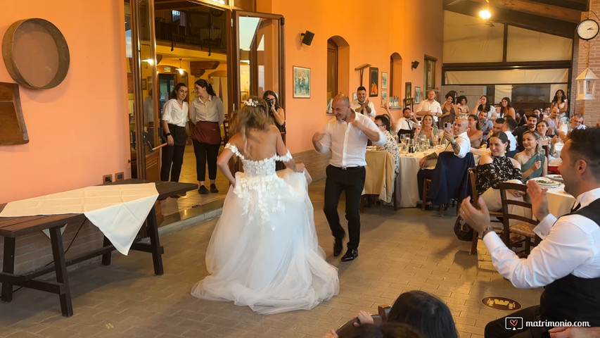 Ballo della sposa con il papà. 