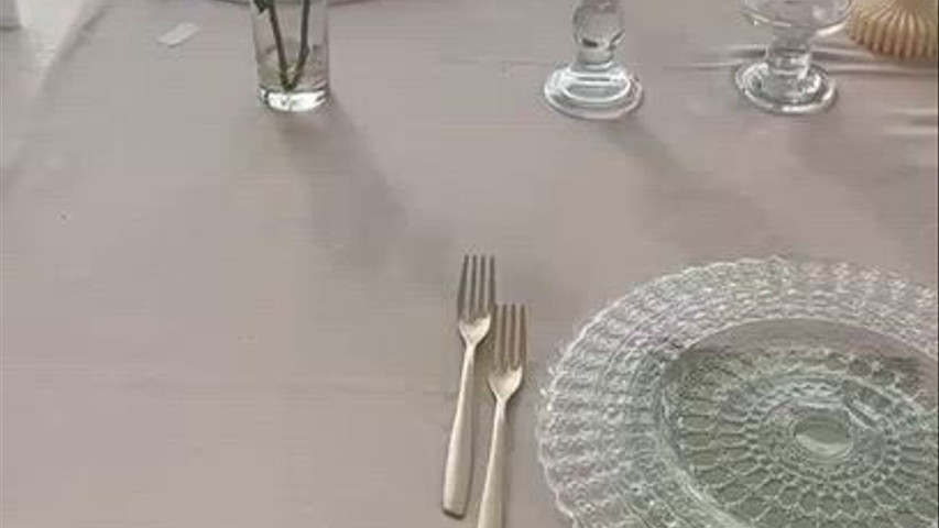 allestimento tavoli ad Alcamo