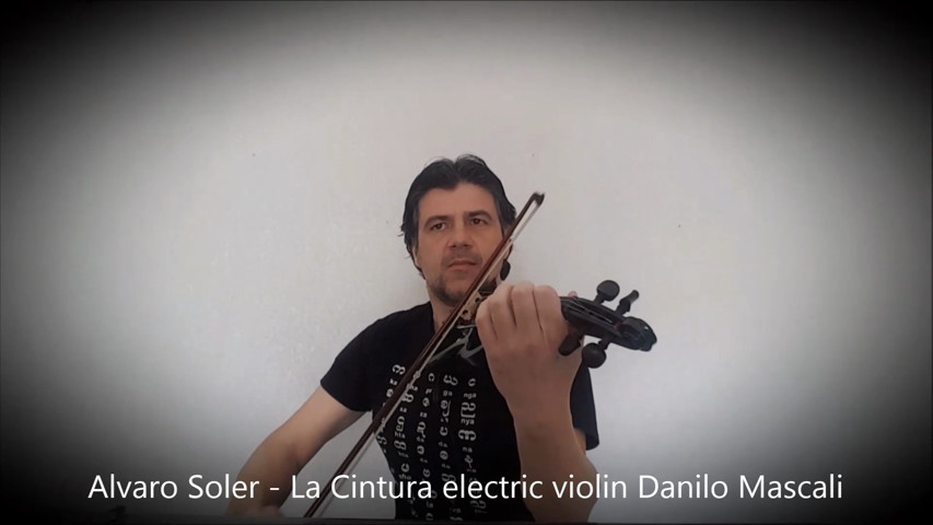 Alvaro Soler la cintura electric violin Danilo Mascali