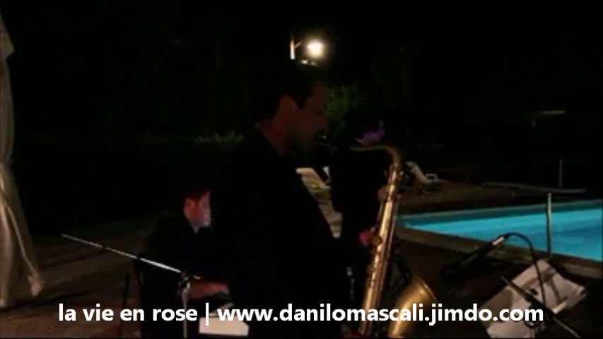 La vie en rose. Trio violino sax pianoforte