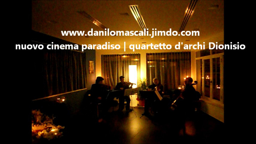 Nuovo Cinema Paradiso - Quartetto d'archi Dionisio