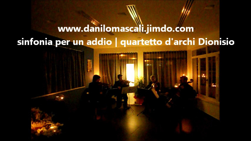 Sinfonia Per Un Addio - Quartetto D'archi