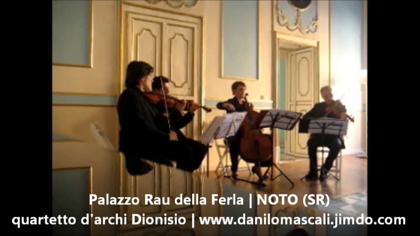 Concerto Noto Sinfonia per un addio quartetto d'archi Dionisio