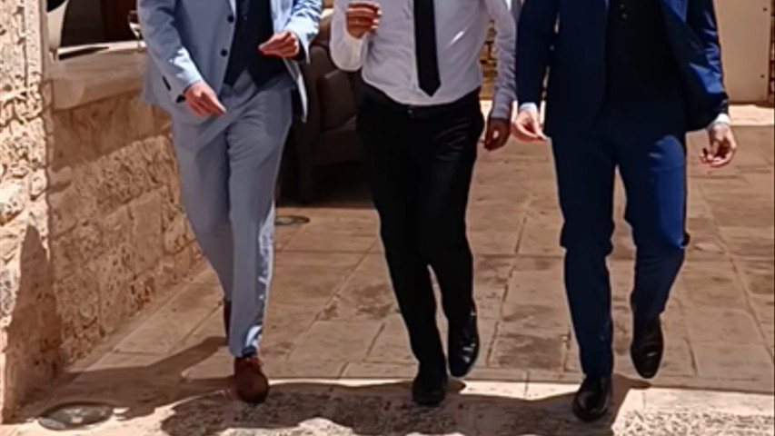 Matrimonio divertente italo spagnolo a masseria bonelli