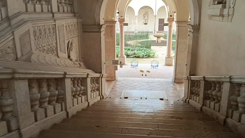 Il maestoso Scalone Barberini