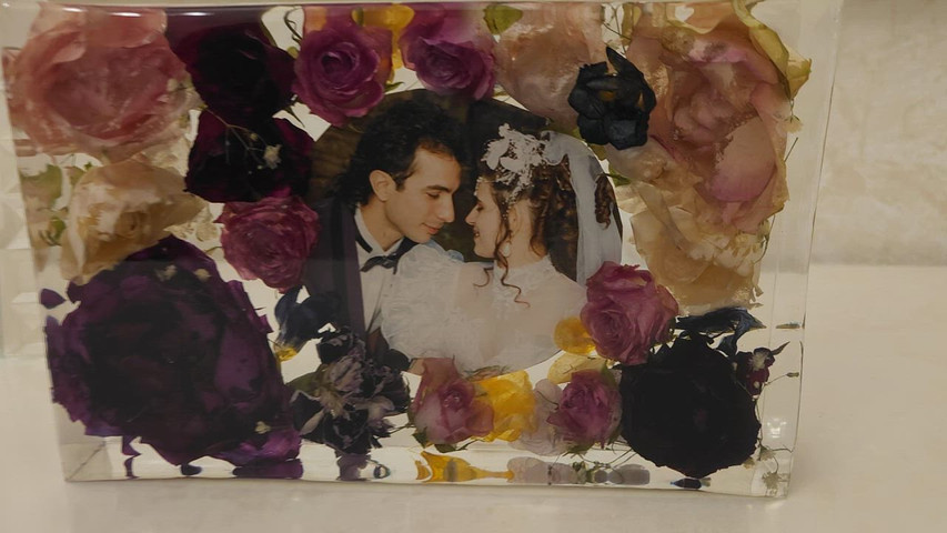 Bouquet eterno con foto