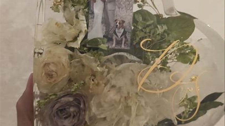 Bouquet eterno con foto