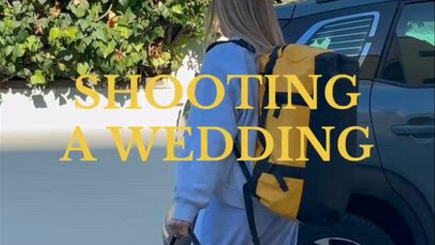 shooting wedding day