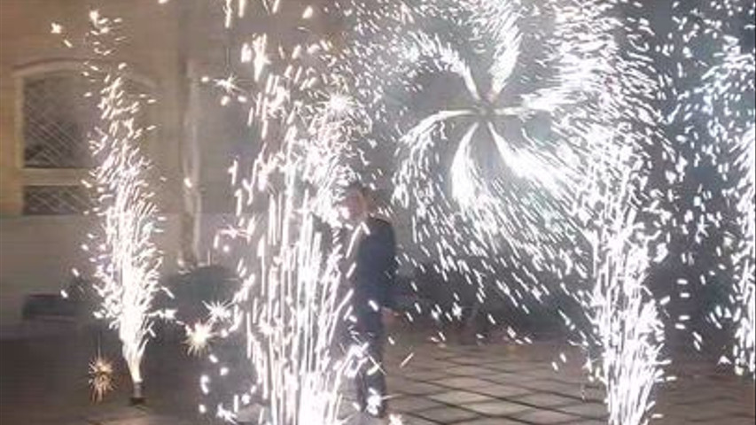 Fontane e Girandole con fuoco freddo 
